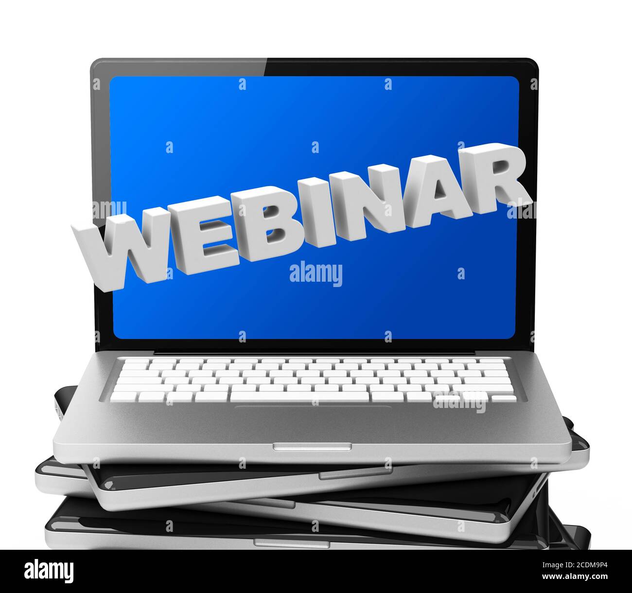 the webinar Stock Photo