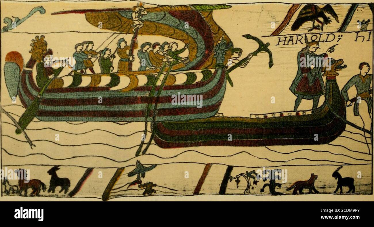 Bayeux Tapestry Ships High Resolution Stock Photography And Images Alamy