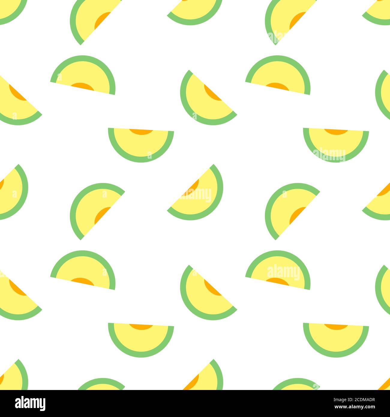 Seamless pattern with melons. Perfect for wallpapers, pattern fills, web page backgrounds, surface textures, textile Stock Vector