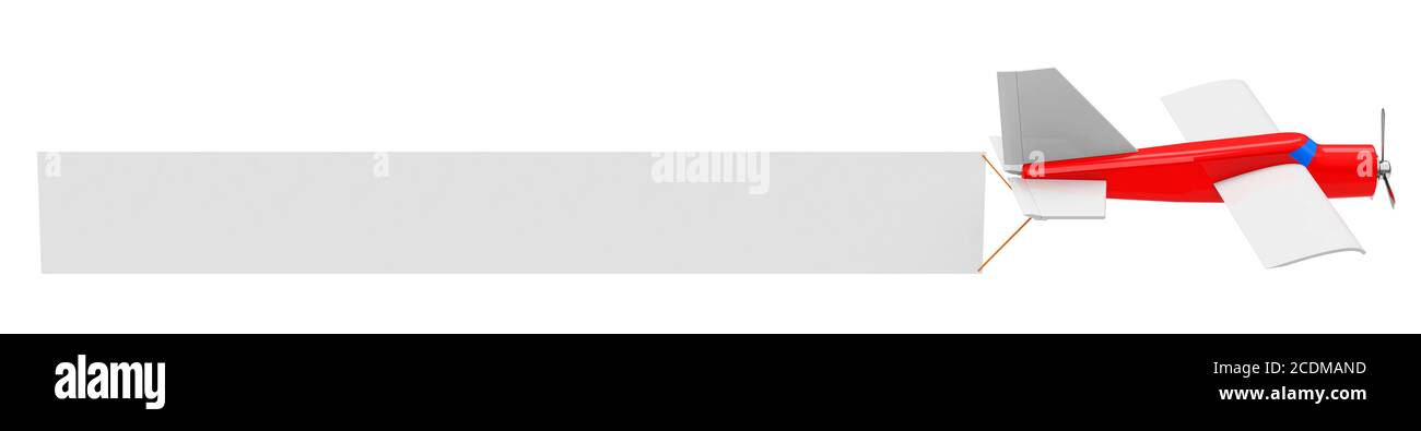 advertisement airplane Stock Photo