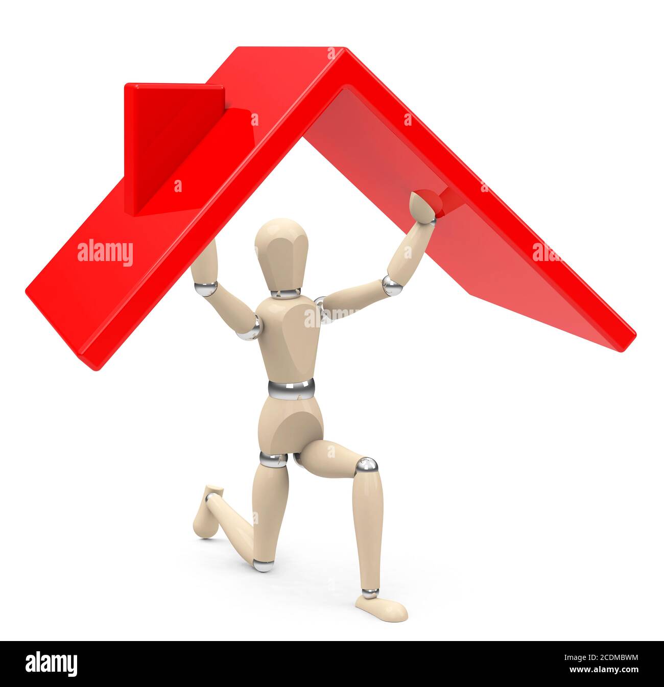 Rooftop figure Cut Out Stock Images & Pictures - Alamy