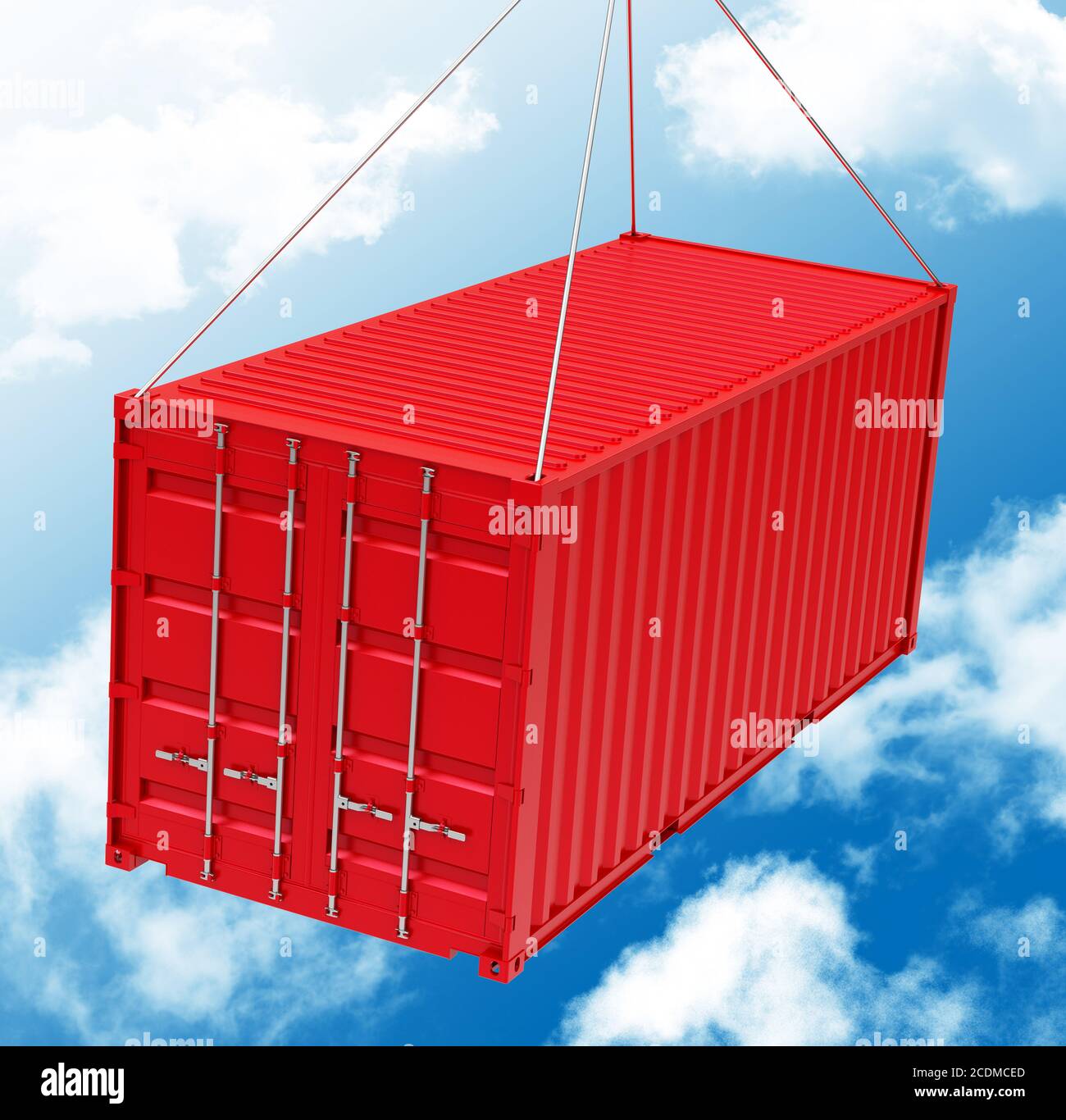 The red container Stock Photo Alamy