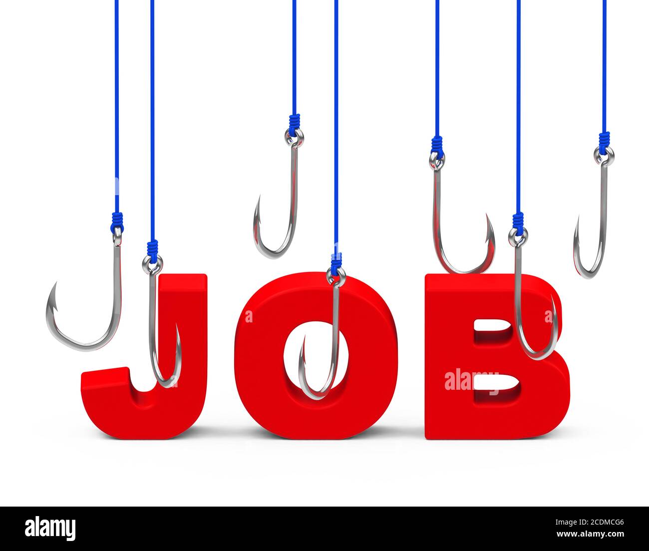 Fishing for a Job Stock Photo Alamy