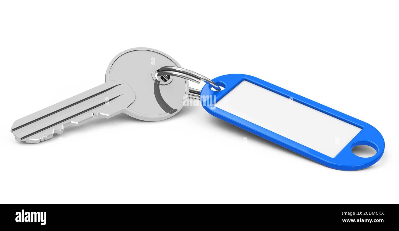 key with keychain Stock Photo Alamy