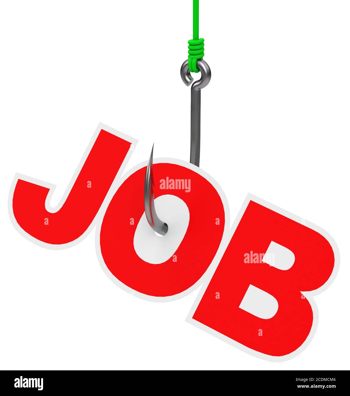 Fishing for a Job Stock Photo Alamy