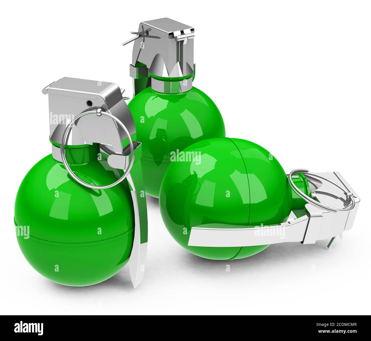 the green granades Stock Photo
