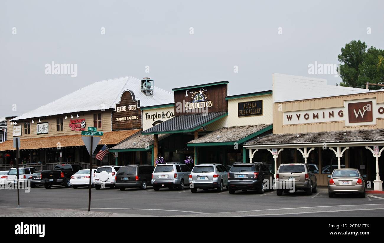 Jackson city wyoming hi-res stock photography and images - Alamy