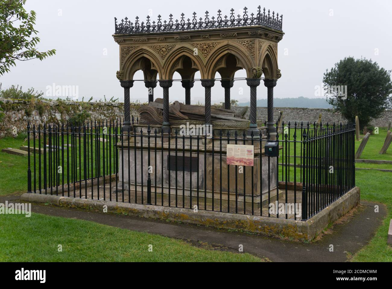 Grave of Grace Darling, Bamburgh, Northumberland, UK Stock Photo