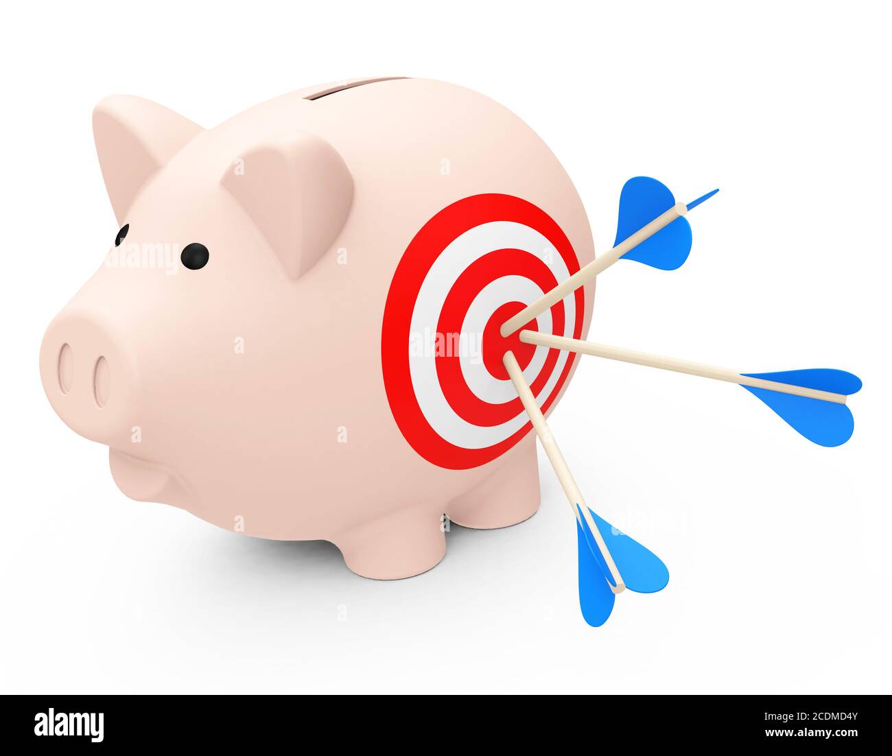 the target piggy bank Stock Photo Alamy