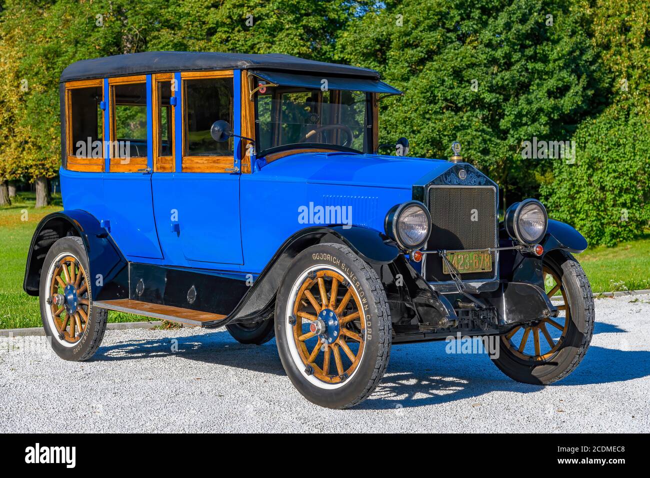 Oldtimer Dort Touring, year of construction 1922, blue, Austria Stock Photo