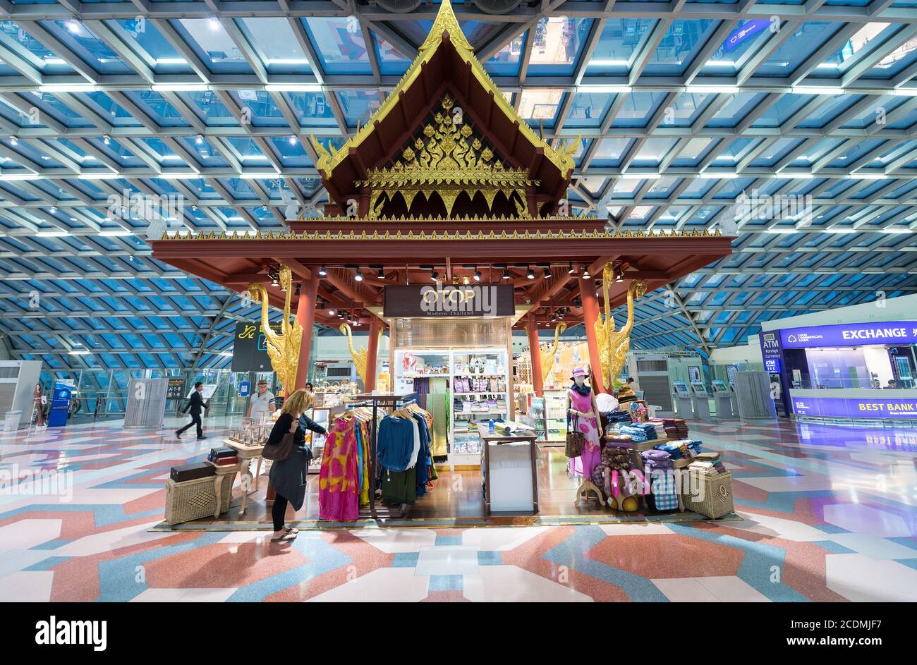 duty free shopping, Bangkok Stock Photo