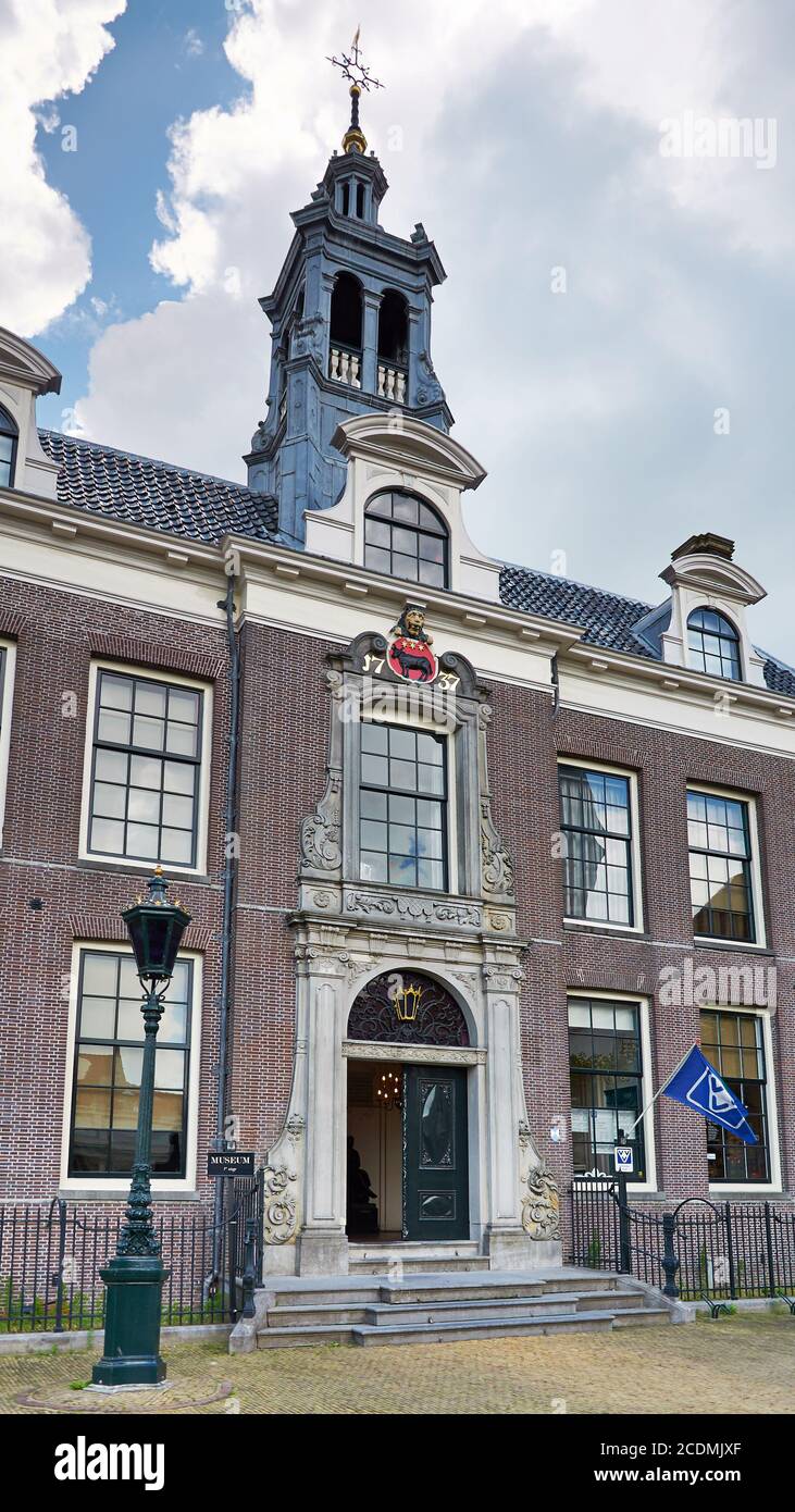 Edams Museum and City Hall, Edam, North-Holland, T Stock Photo