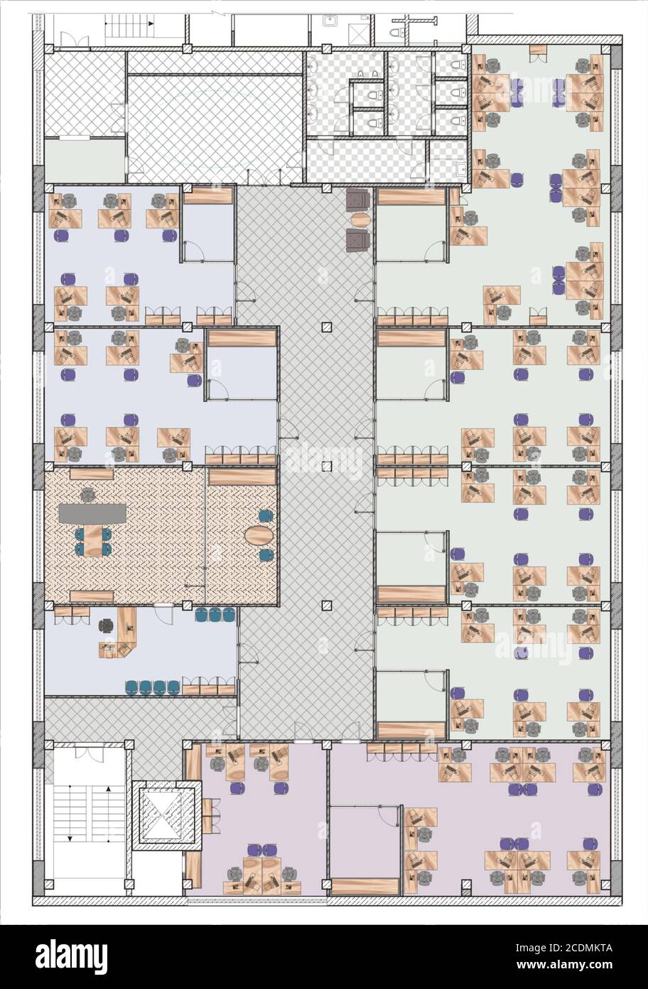 Large Office Stock Photo Alamy