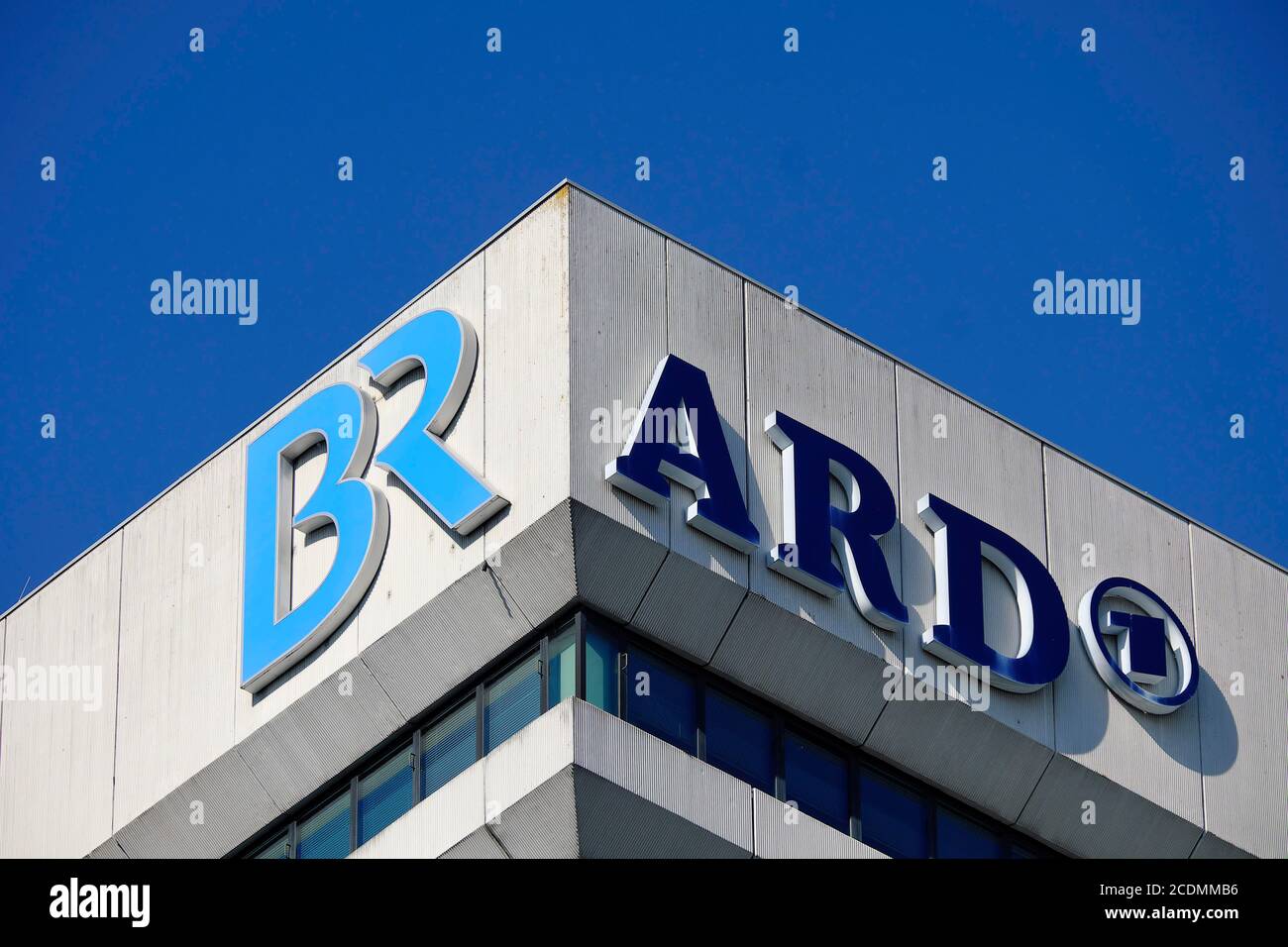 BR Bayerischer Rundfunk, ARD Das Erste, Arnulfstrasse, Munich, Bavaria, Germany Stock Photo