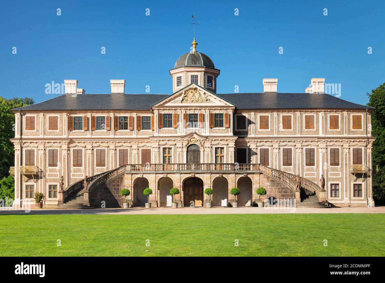Favorite Castle, Rastatt, Black Forest, Baden-Wuerttemberg, Germany Stock Photo