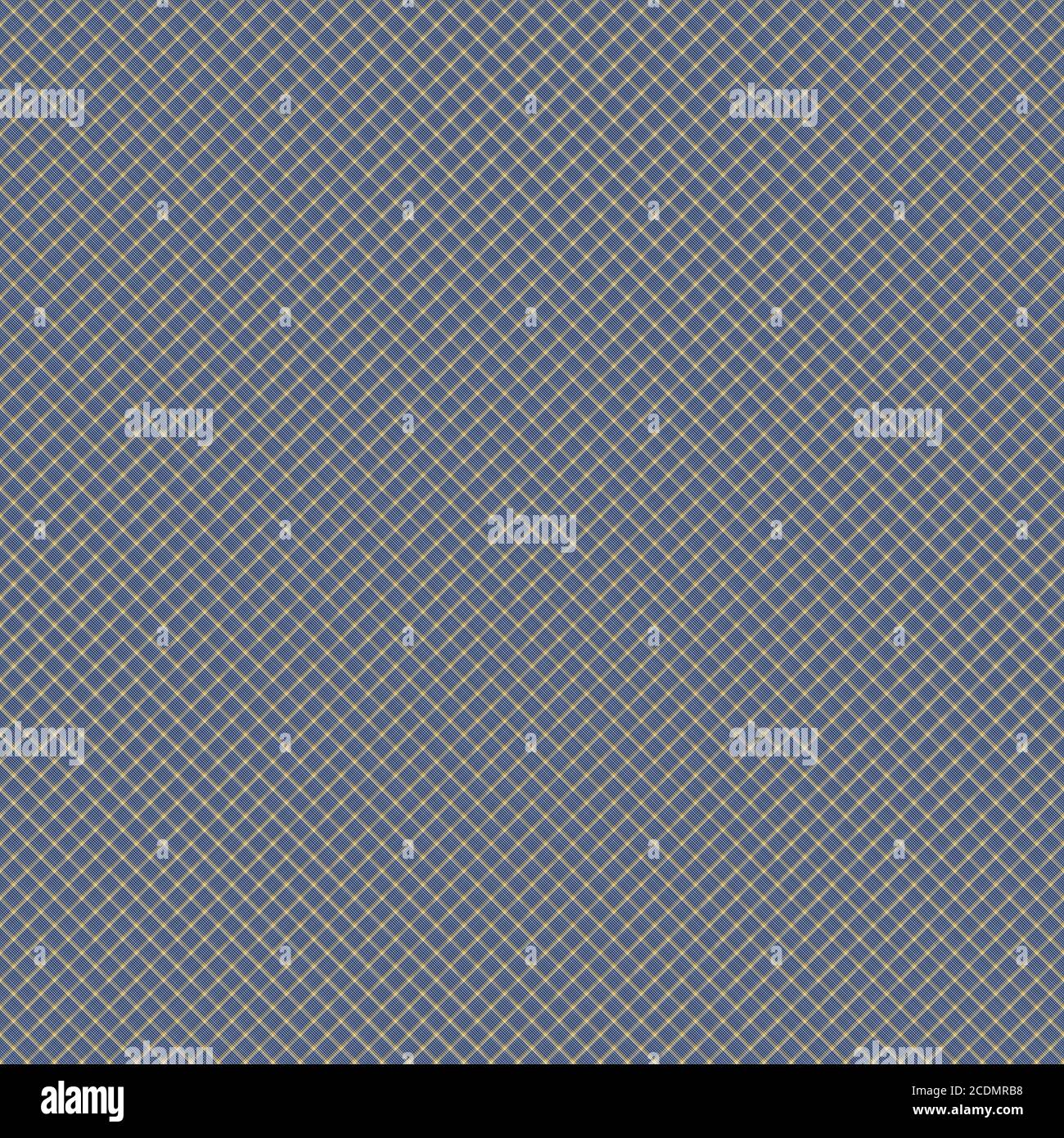 Seamless french blue yellow farmhouse style gingham texture. Woven ...