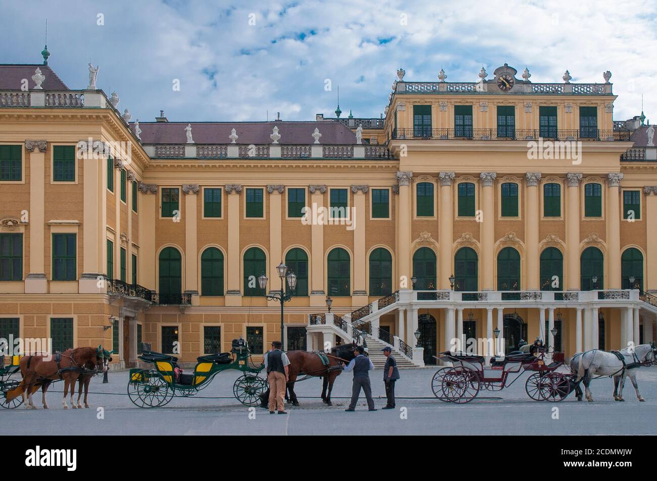 Schönbrunn Palace and Gardens, Vienna, Austria Stock Photo