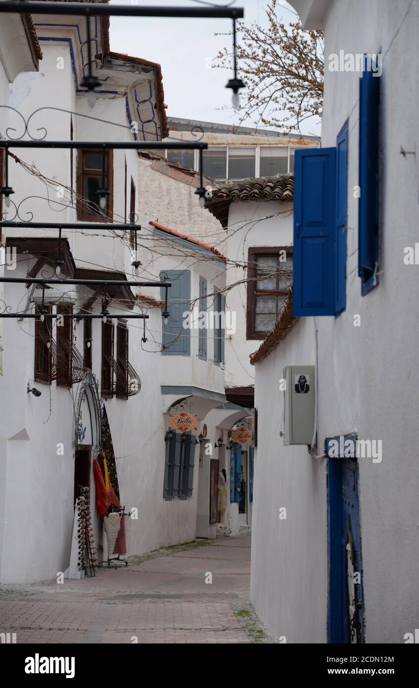 Old Town of Kusadasi, Turkey Stock Photo