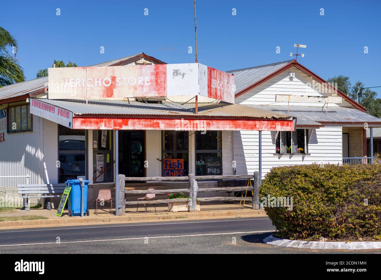 Wooden shop, Jericho, Queensland, Australia Stock Photo Alamy
