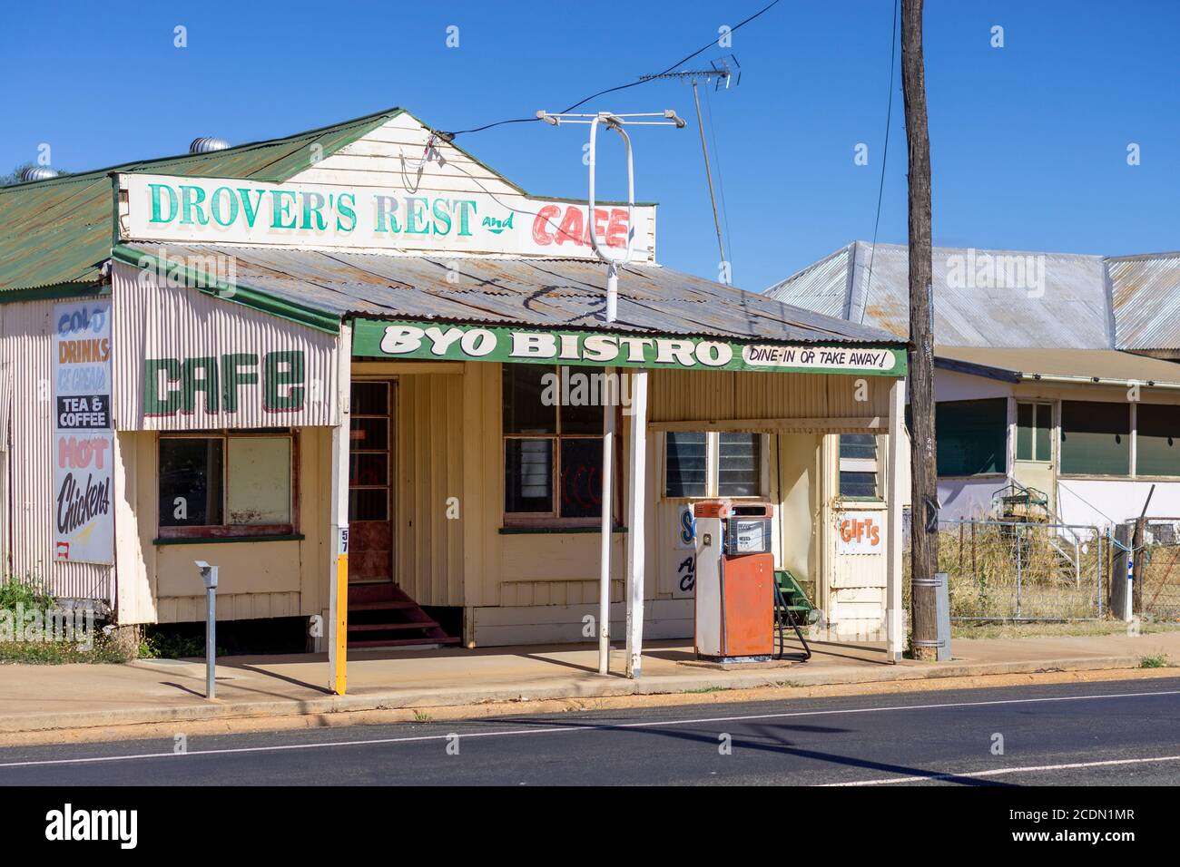 Wooden shop, Jericho, Queensland, Australia Stock Photo Alamy