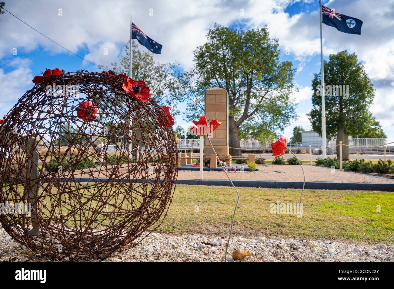 War Memorial, Morven, Queensland, Australia Stock Photo Alamy