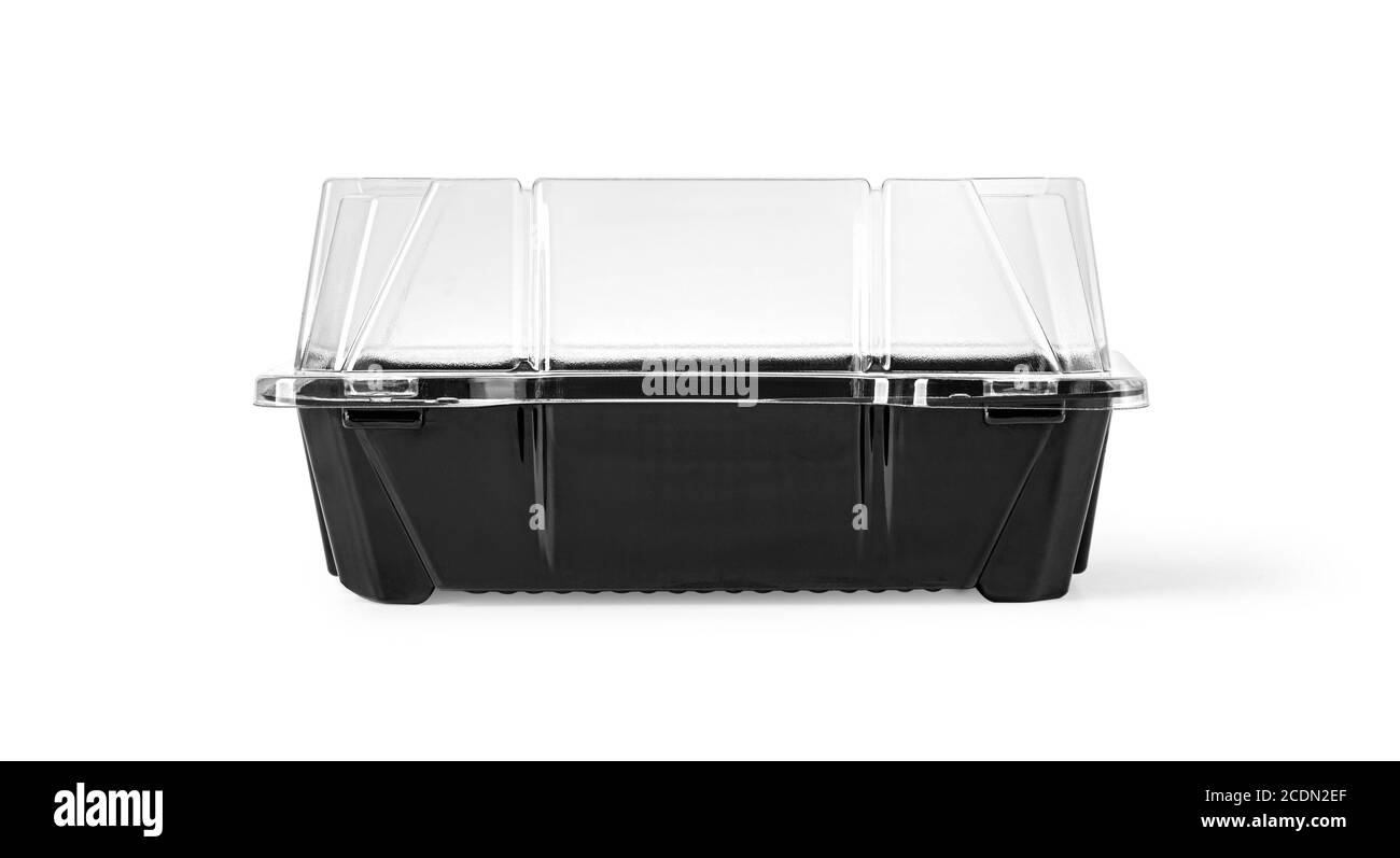 plastic container isolated on white with clipping path Stock Photo - Alamy