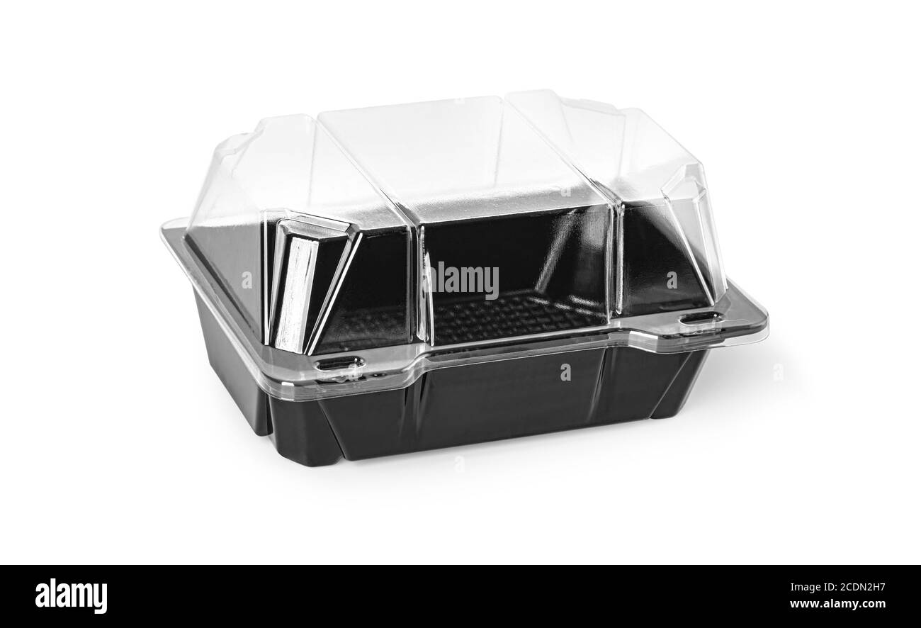 plastic container isolated on white with clipping path Stock Photo - Alamy