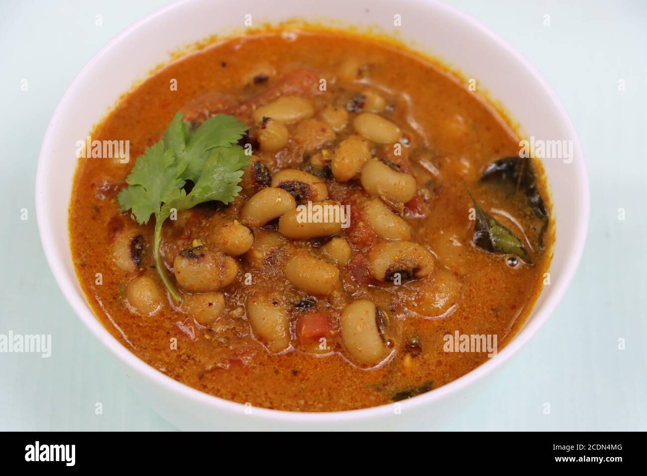 Chawli ki subji or Cowpea masala or Black eyed beans curry in Indian style Stock Photo Alamy