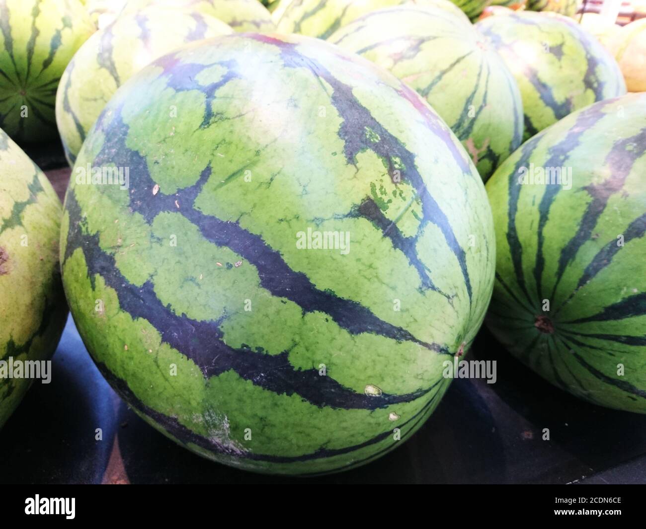 Big watermelon Stock Photo