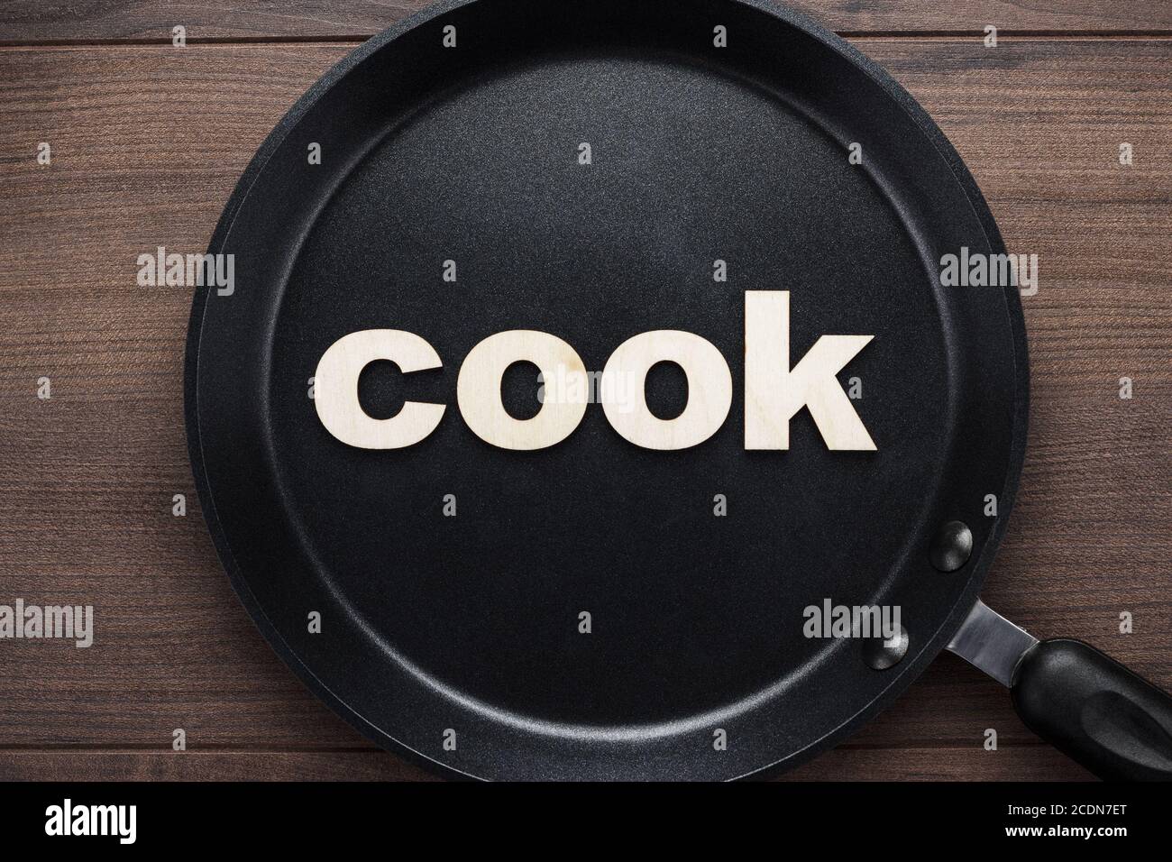 pan with word cook Stock Photo Alamy