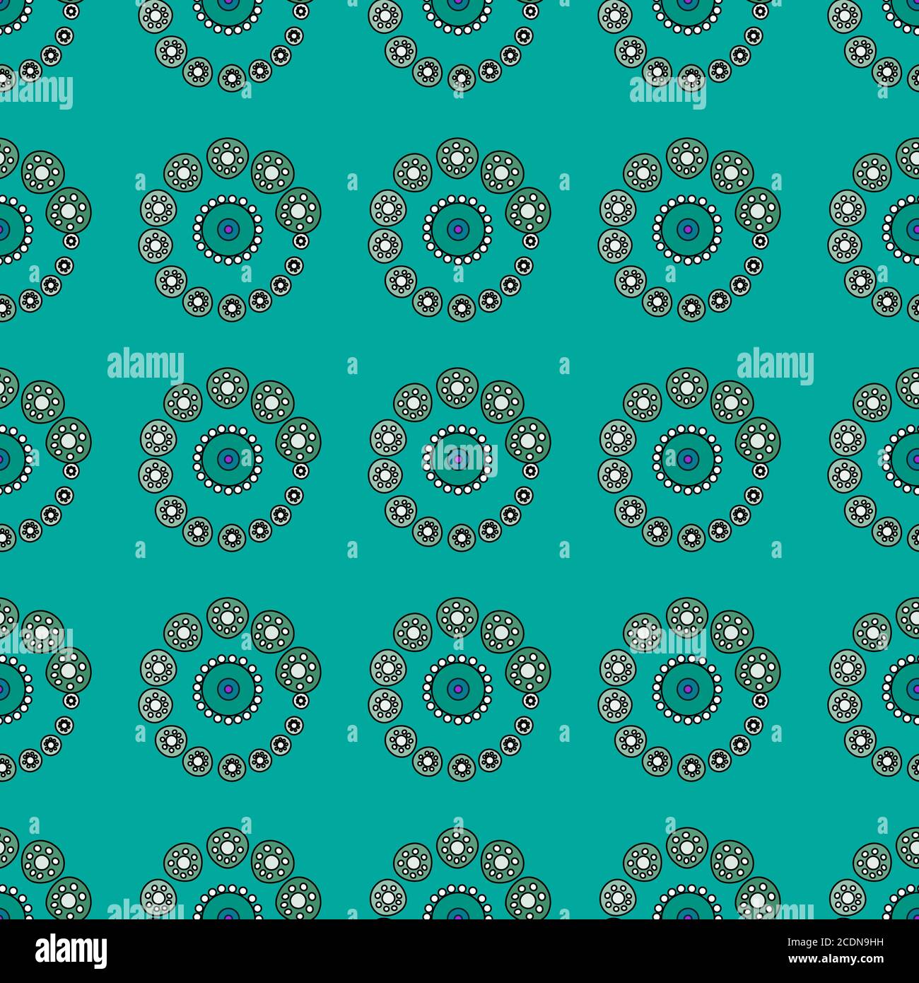 abstract colorful circles seamless pattern background Stock Photo - Alamy