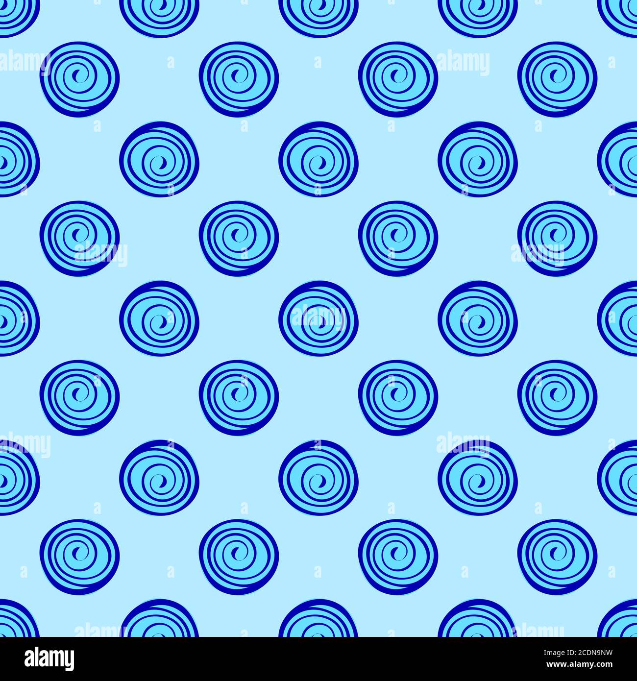 Abstract background blue circles seamless pattern Stock Photo - Alamy