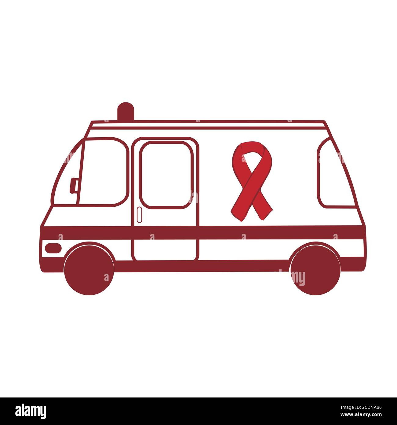 Hiv day ribbon Cut Out Stock Images & Pictures - Alamy