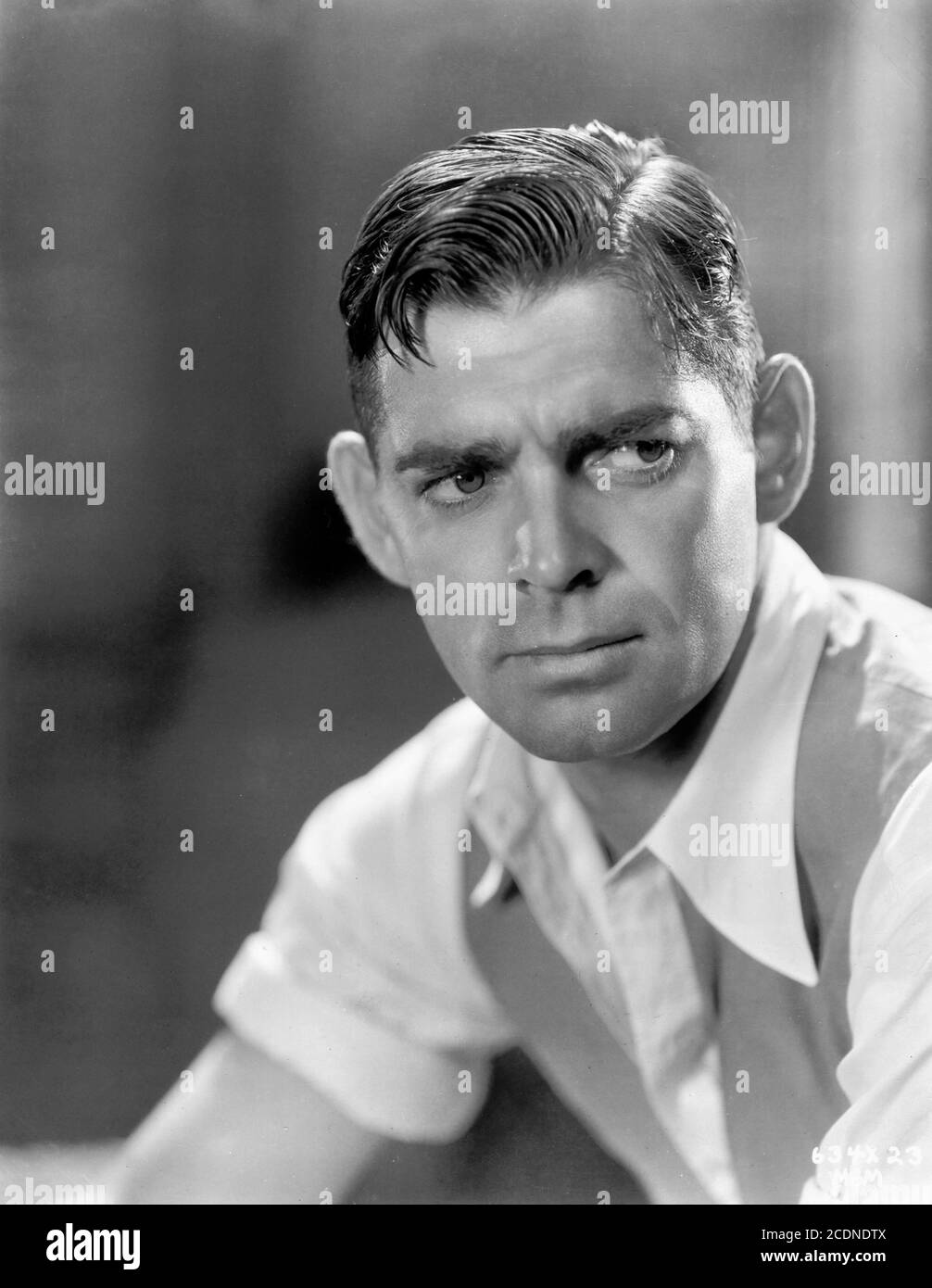 CLARK GABLE portrait by CLARENCE SINCLAIR BULL in RED DUST 1932 ...