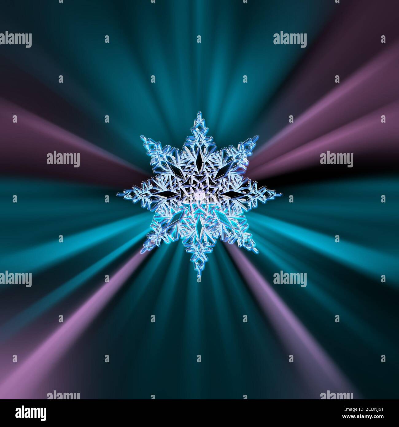 Sining Snowflake Blue crystal star shining with bright light hi-res stock photography ...