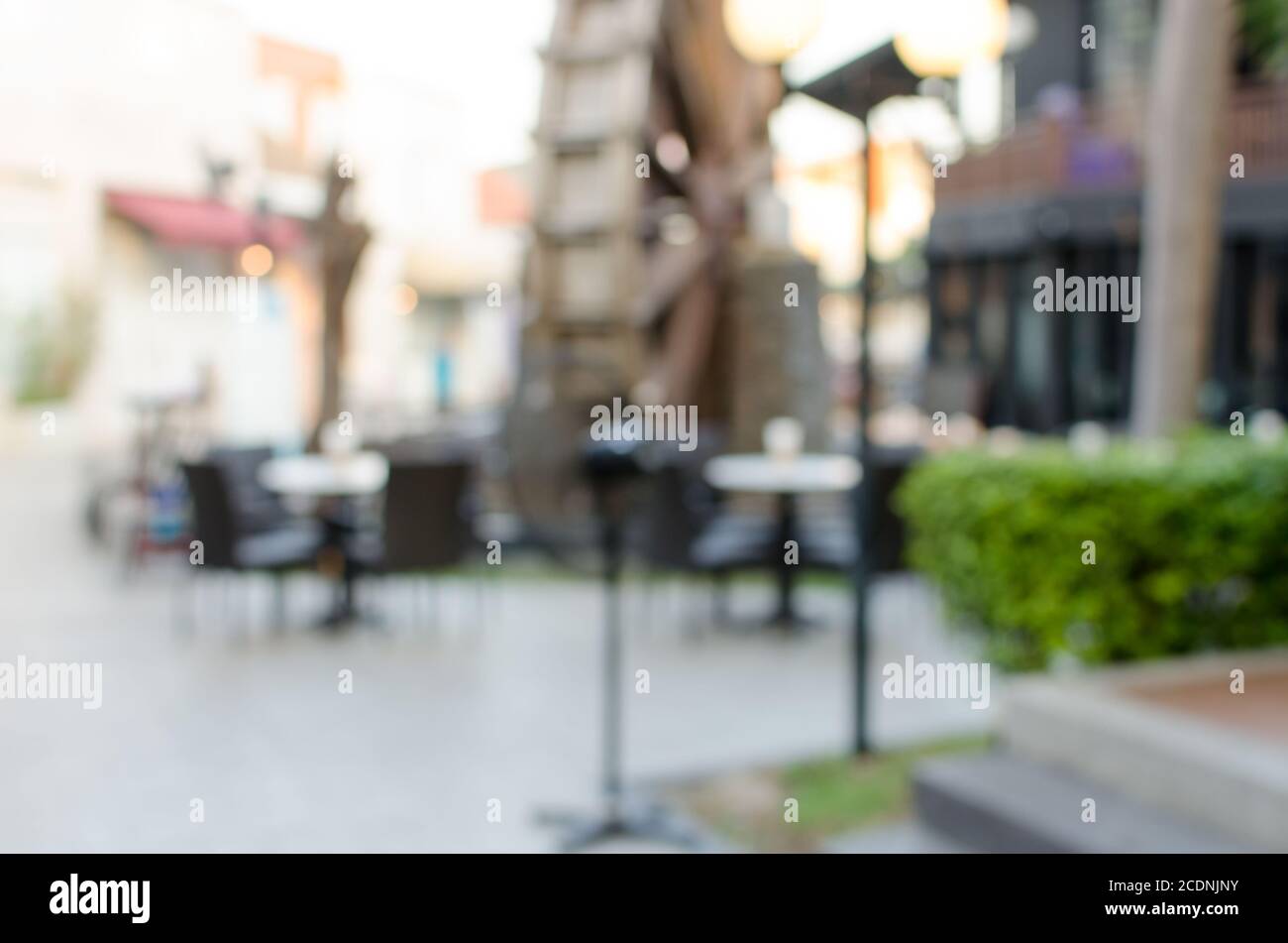 Blur dining chair Stock Photo