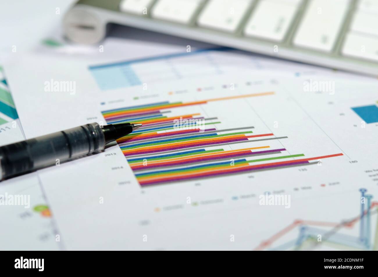 Pen Drawing Graph Image Graphs and pen Stock Photo - Alamy