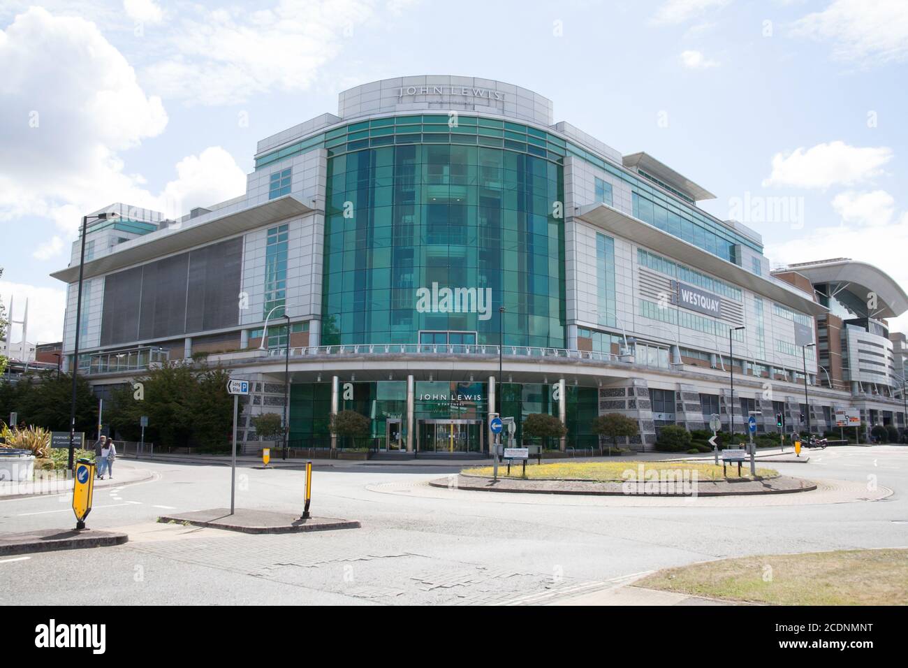 John Lewis and Westquay Shopping Centre in Southampton, Hampshire in the UK, taken on the 10th July 2020 Stock Photo