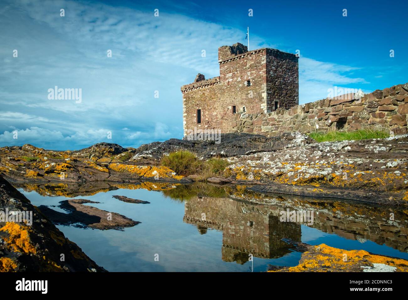 Portencross Castle, Ayrshire Coast, Scotland Stock Photo Alamy