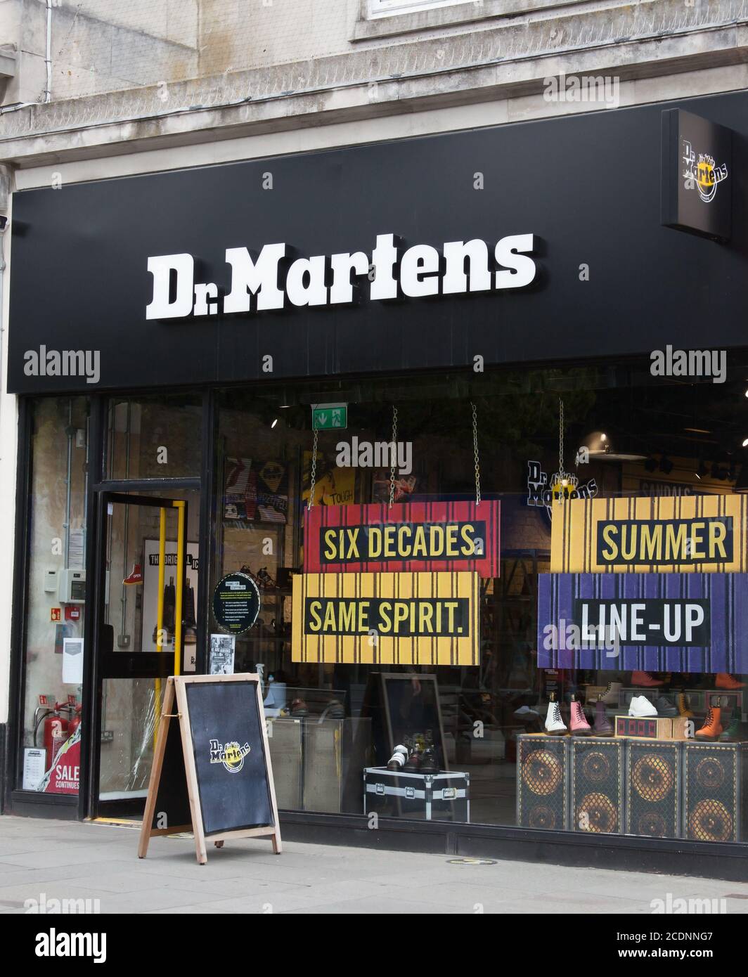 The Dr Martens Shoe Shop in Southampton, Hampshire in the UK, taken 10th July 2020 Stock Photo