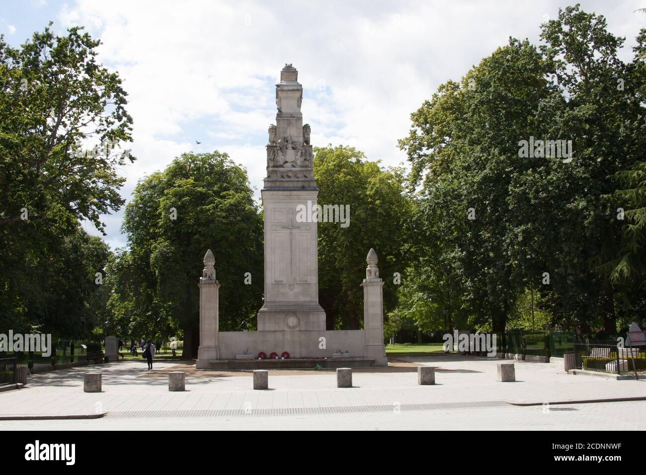 The Southampton Cenotaph at Watts Park. A First World War memorial in the UK, taken on the 10th July 2020 Stock Photo