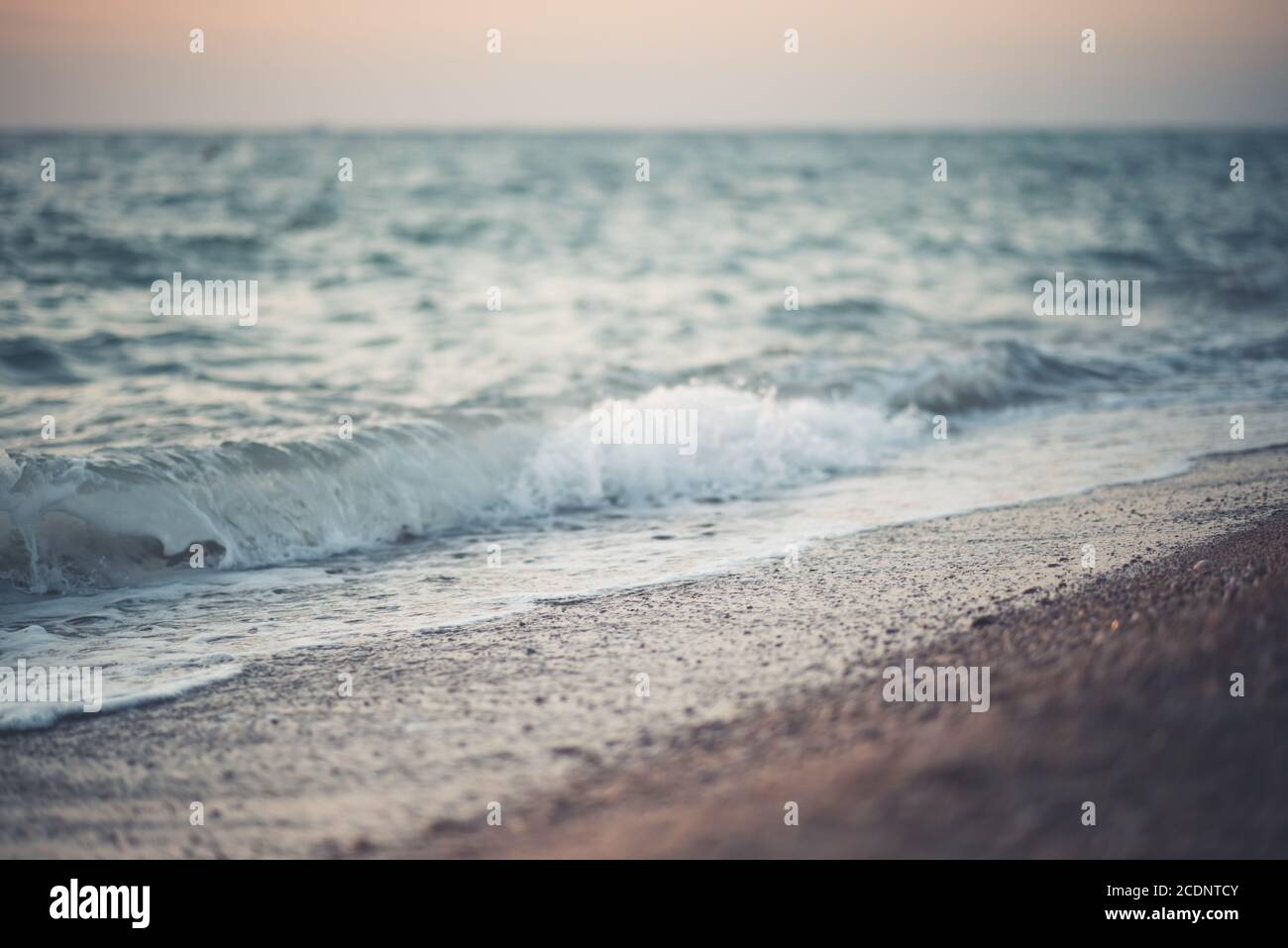 Ocean waves night closeup hi-res stock photography and images - Alamy