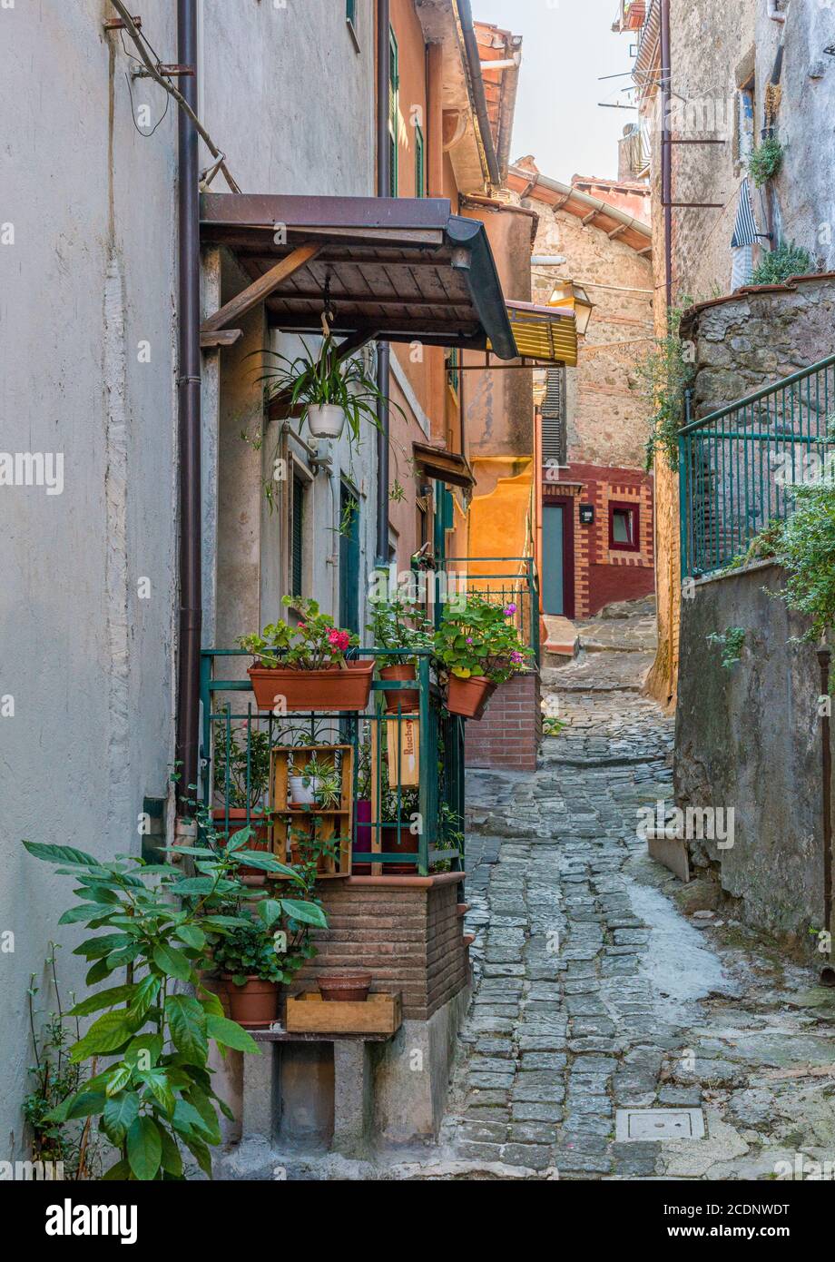 Scenic sight in Rocca di Papa, small town in the Province of Rome. Lazio, Italy. Stock Photo