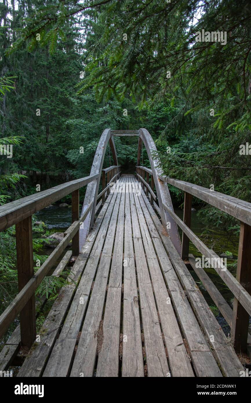 Taevaskoja trails in Estonia Stock Photo