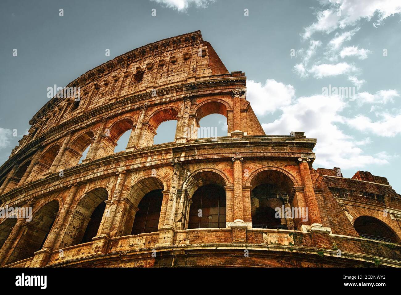 Colosseum in Rome Italy Stock Photo
