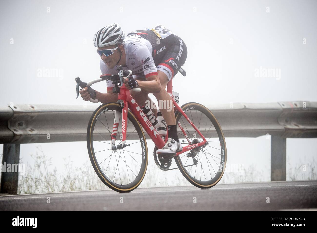 2016 Tour De France Stage 10 Escaldes-Engordany to Revel. Decent of the Port d'Envalira. Markel Irizar Stock Photo