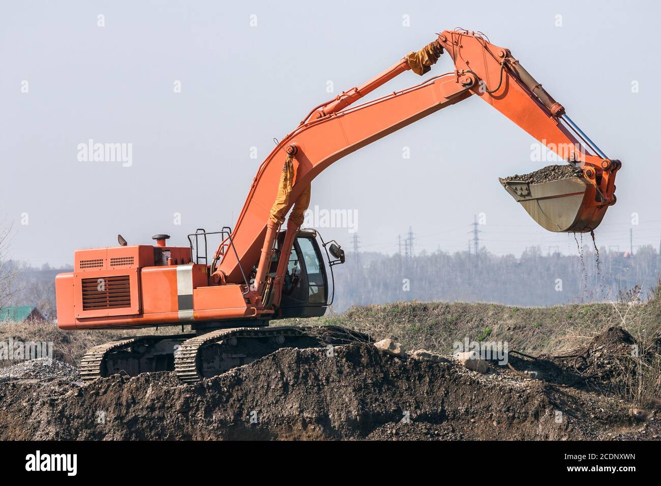 Excavator part hi-res stock photography and images - Alamy