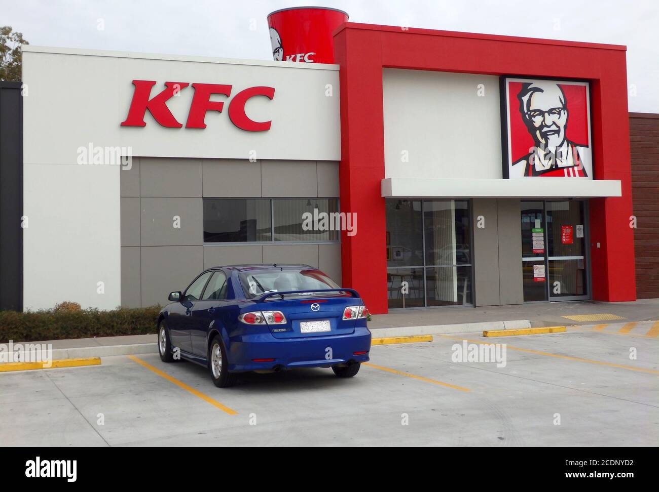 KFC restaurant storefront, Queensland Australia Stock Photo
