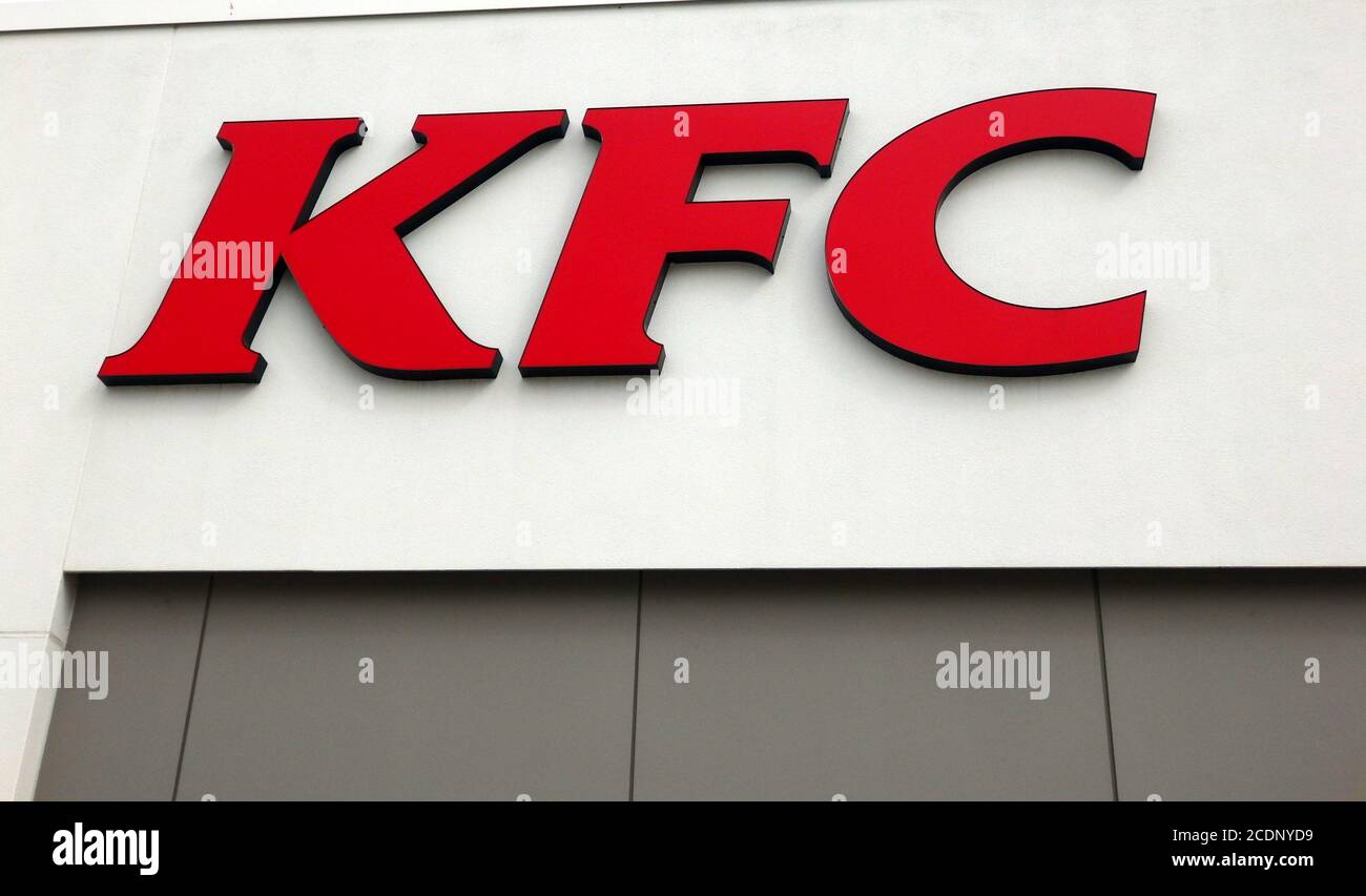 KFC store sign, Queensland Australia Stock Photo