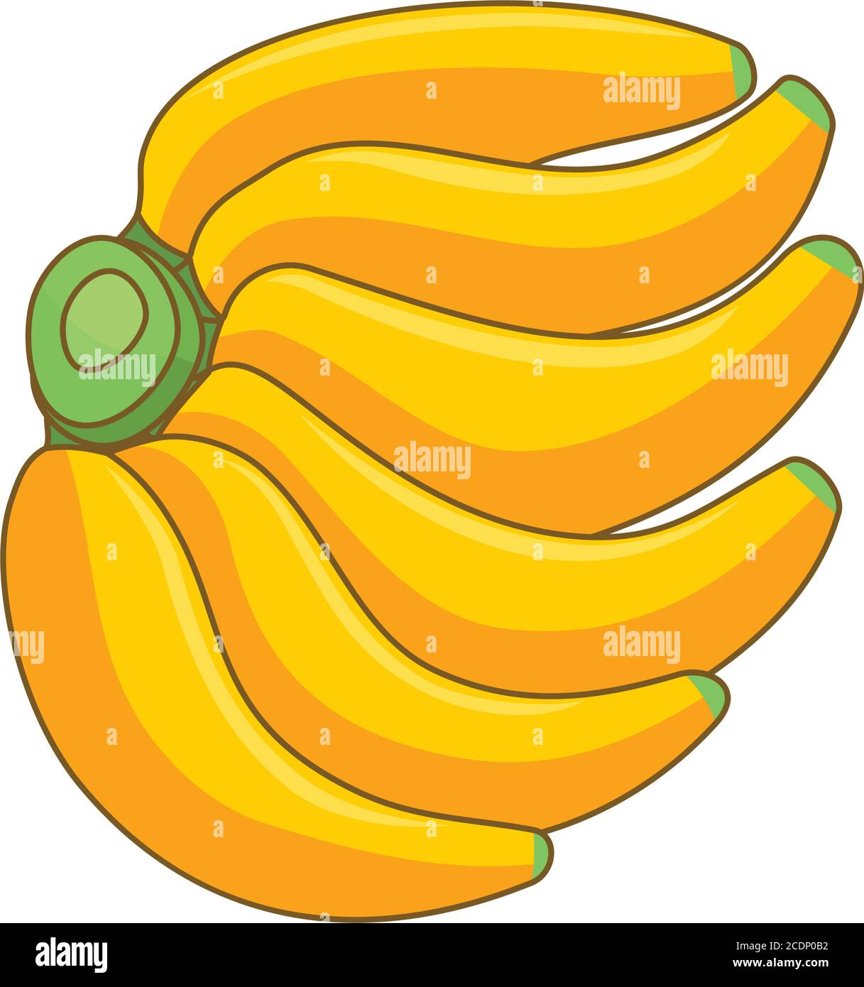 Cartoon bananas. Peel banana, yellow fruit and bunch of bananas. Tropical  fruits, banana snack or vegetarian nutrition. Isolated vector illustration  i Stock Vector Image & Art - Alamy